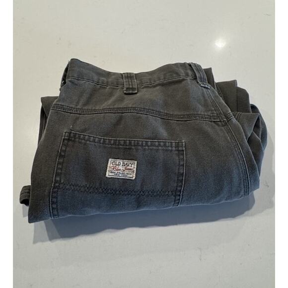 Vintage Old Navy Y2K Men’s Size 36 Green Carpenter Workwear Canvas Pants READ - Picture 9 of 13